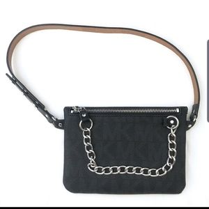 MICHAEL KORS black fanny pack